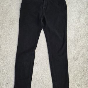 Parknini High-Waisted Tummy Control Skinny Jeans - Black - Size XL